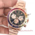 Baselworld 2018 Watches Rolex Cosmograph Daytona Rainbow Replica Everose Gold Watch